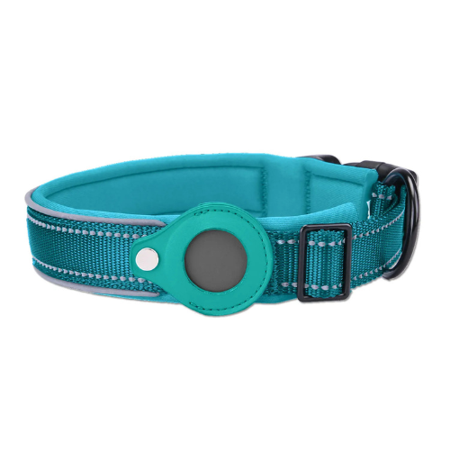Verstelbare halsband met AirTag houder voor honden | Nuvin