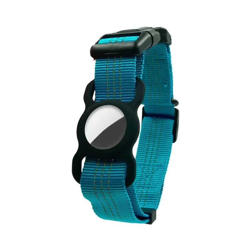 Verstelbare hondenhalsband met AirTag houder | Lokko