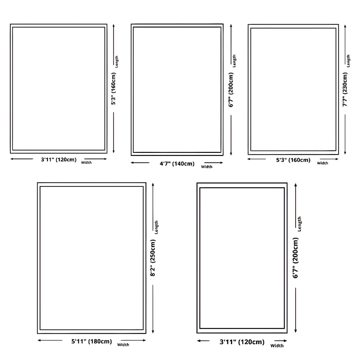 Vloerkleden in Kleurblok Polyester Scandinavische Stijl | Elyra