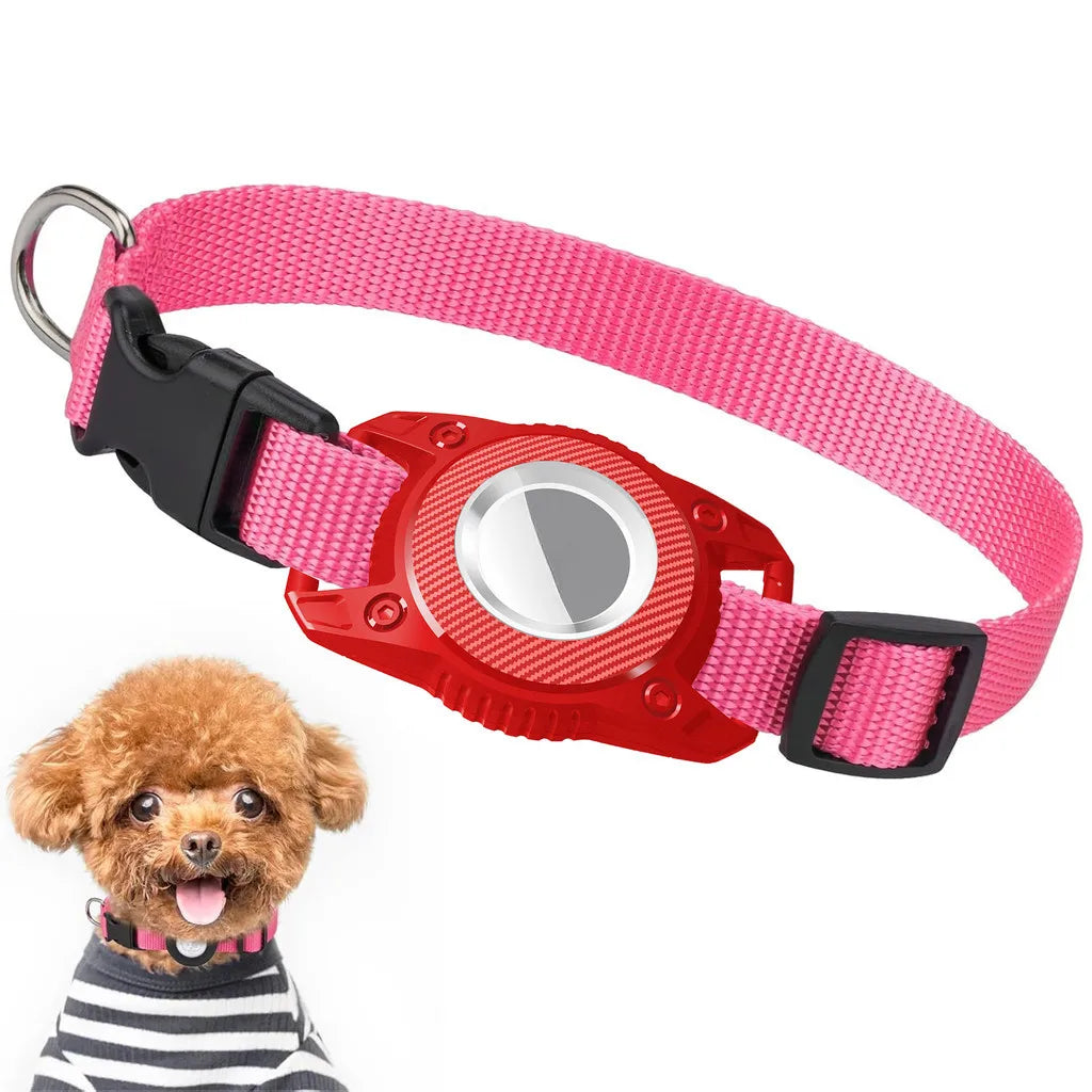 Waterdichte halsband met AirTag houder | ClipGuard