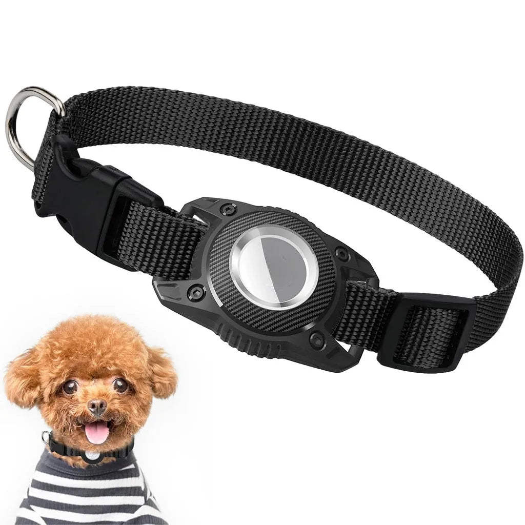 Waterdichte halsband met AirTag houder | ClipGuard
