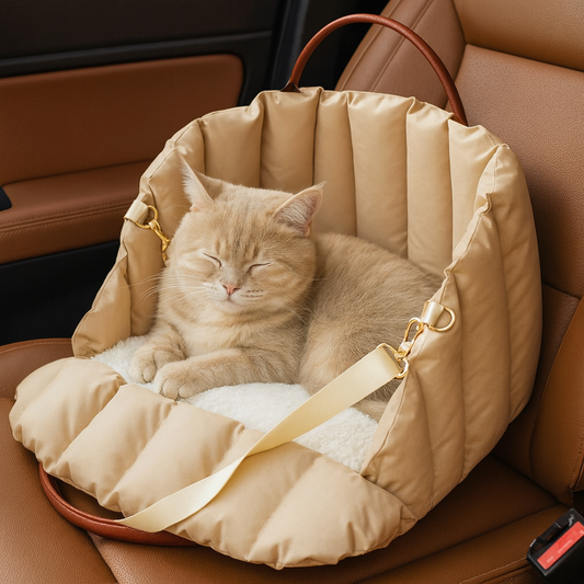 3-in-1 Kattentas Draagtas Zitje en Mand voor Auto en Reizen | Felvora