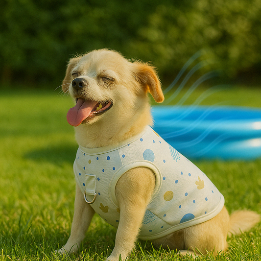 Ademende honden koelvest voor zomerse uitstapjes en verkoeling | Rolf