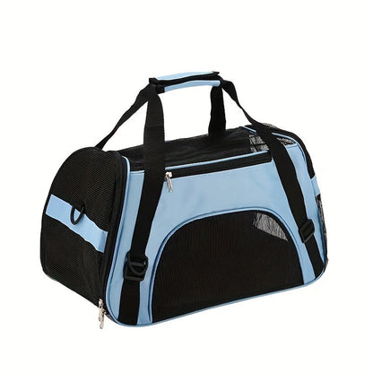 Ademende hondentas met ventilatiepanelen en draagriem | Tailgo Bag