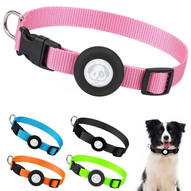 AirTag hondenhalsband met nylon verstelbare sluiting | Brenno