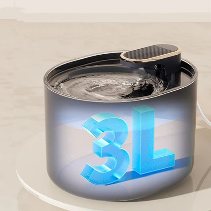 Automatische drinkfontein met circulatiefilter 3L | Aquanix