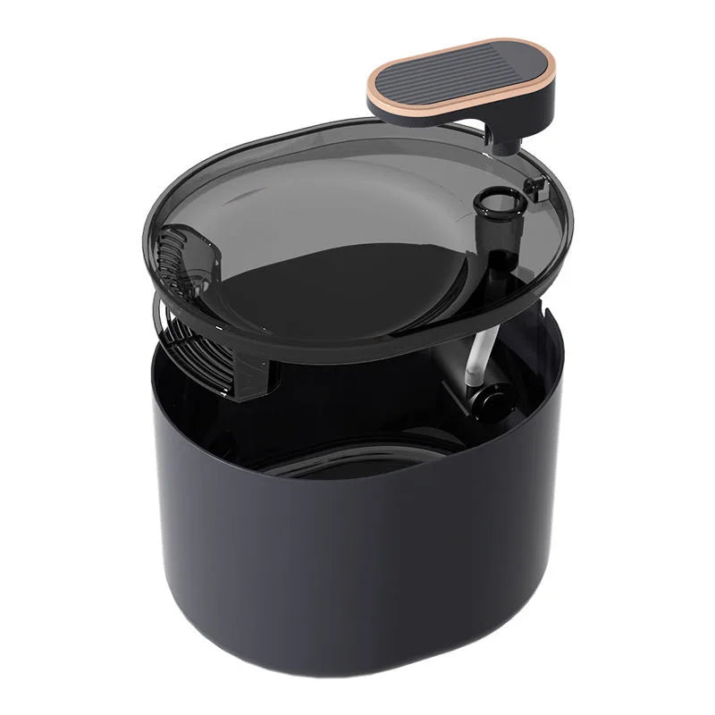 Automatische drinkfontein met circulatiefilter 3L | Aquanix