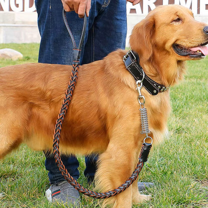 Buddy | Leren Hondenriem voor Comfortabele Wandeling-1