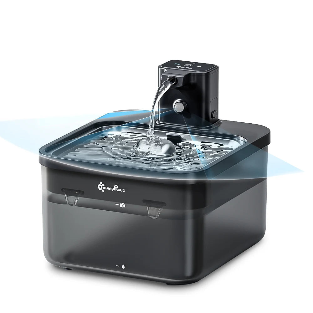 Draadloze drinkfontein met sensor voor katten en honden | Pawdrate