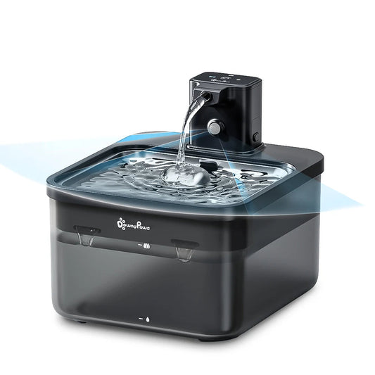 Draadloze drinkfontein met sensor voor katten en honden | Pawdrate