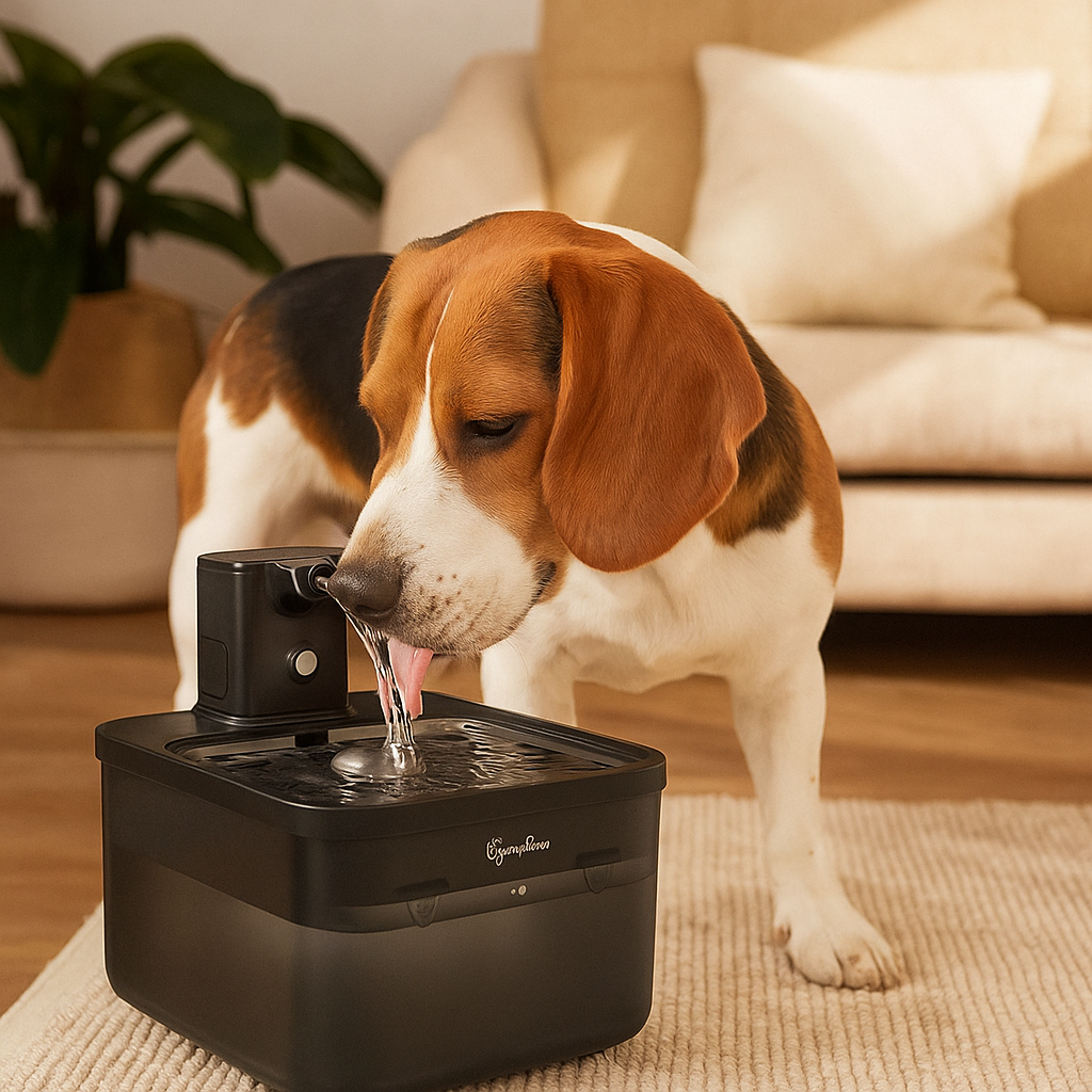 Draadloze drinkfontein met sensor voor katten en honden | Pawdrate