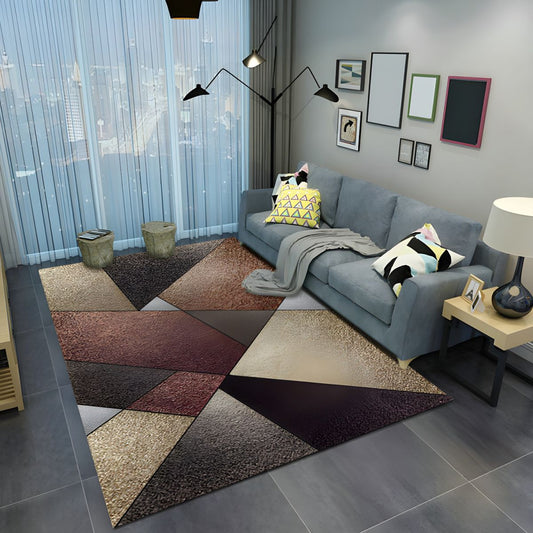 Geometrisch Vloerkleed Modern met Driehoekpatroon | Calvion