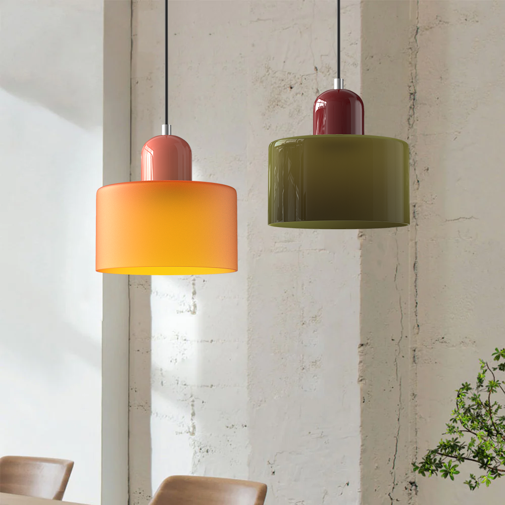 Hanglamp glazen bol nordic minimalistisch industrieel | Meloro