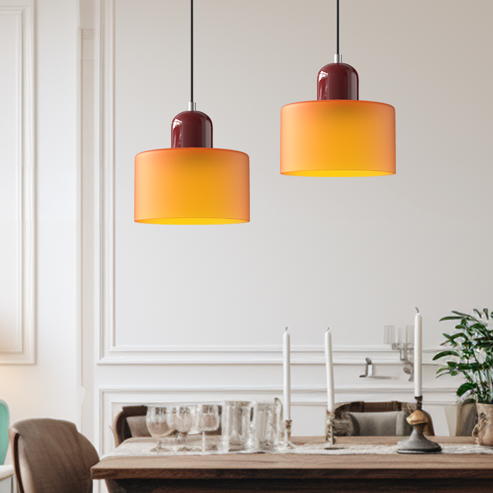 Hanglamp glazen bol nordic minimalistisch industrieel | Meloro