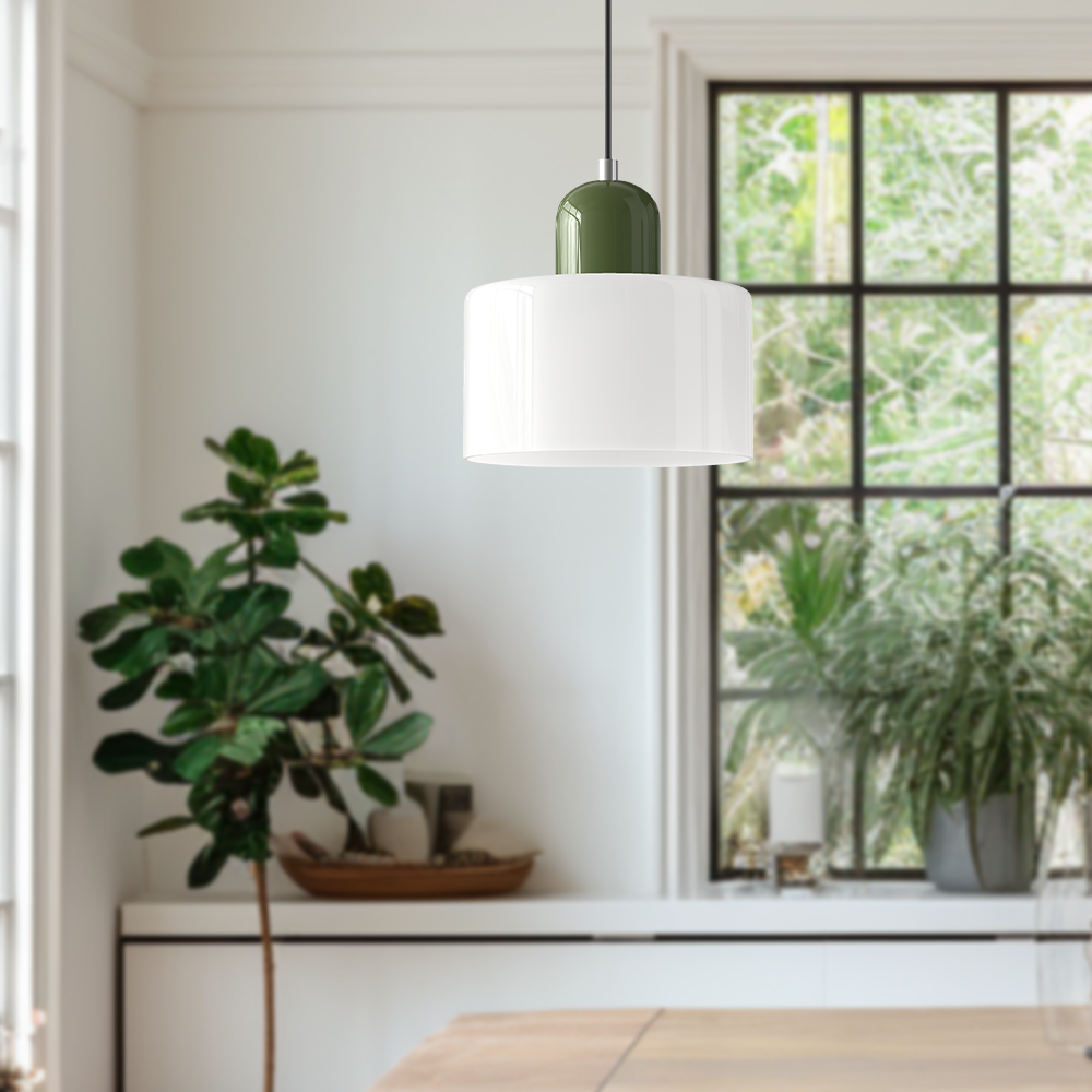 Hanglamp glazen bol nordic minimalistisch industrieel | Meloro