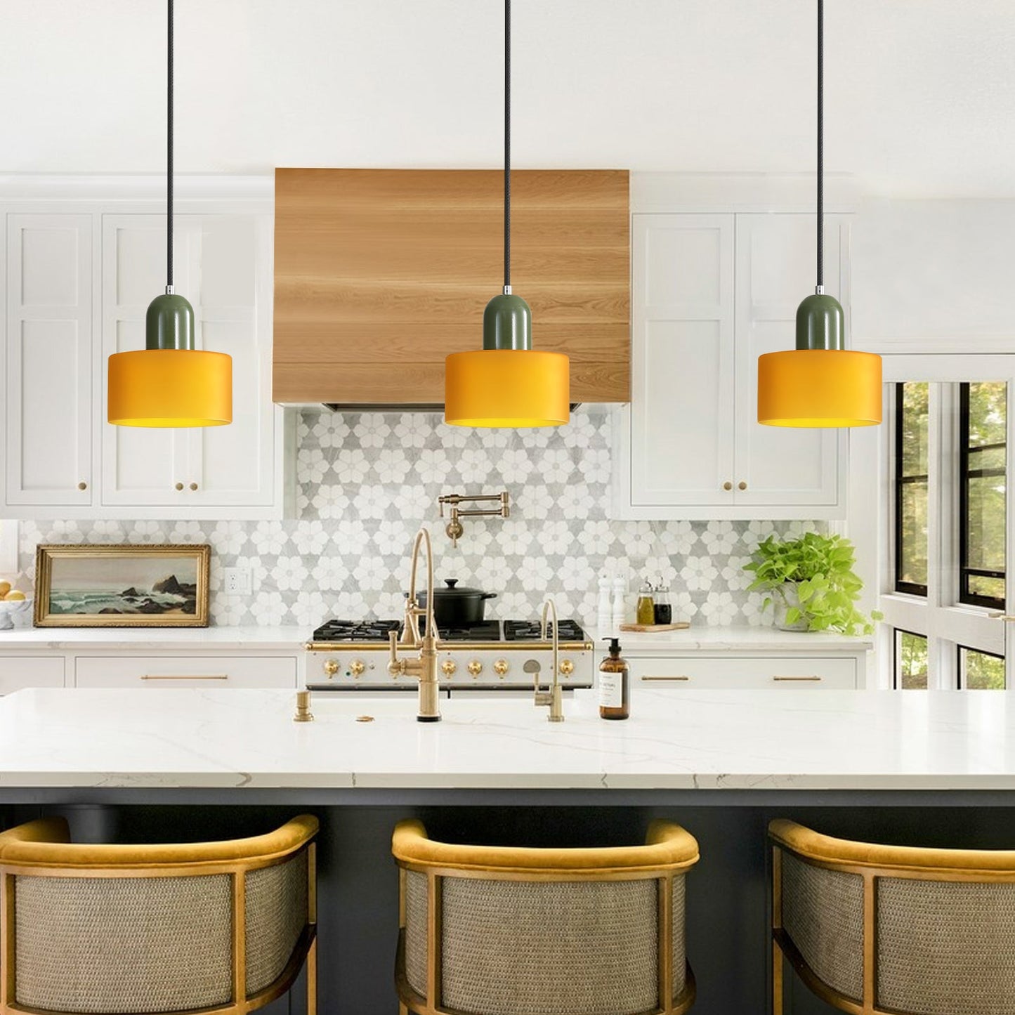 Hanglamp glazen bol nordic minimalistisch industrieel | Meloro