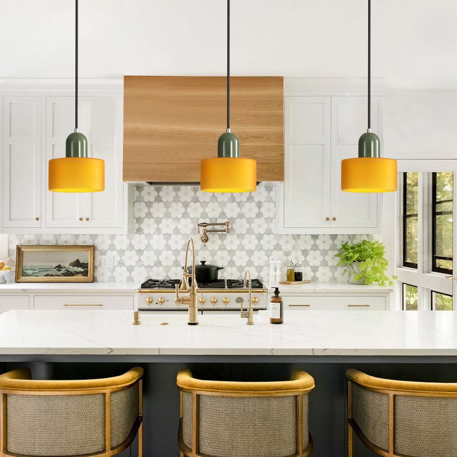 Hanglamp glazen bol nordic minimalistisch industrieel | Meloro