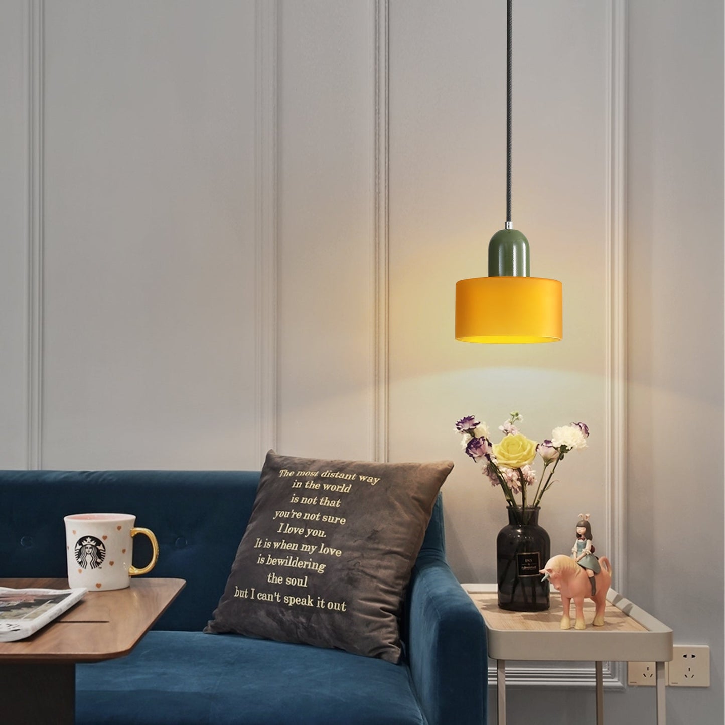 Hanglamp glazen bol nordic minimalistisch industrieel | Meloro