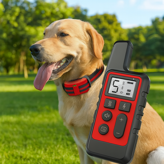 Hondenhalsband met trilling en pieptoon bediening op afstand | Doguvo