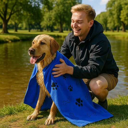 Hondenhanddoek absorberend sneldrogend microvezel voor honden | PawDry