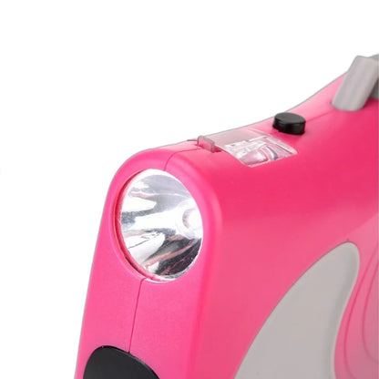 Hondenriem 5M met LED en automatische lijncontrole | Dogmere