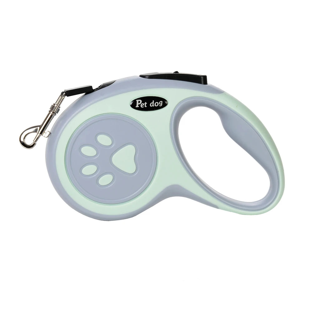 Hondenriem met automatische oprolfunctie 3-5 meter nylon | Pawlon