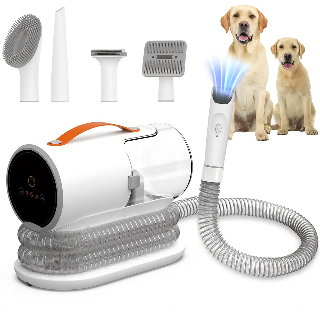 Hondentrimset met opvangsysteem en verzorgingsaccessoires | Dogvac
