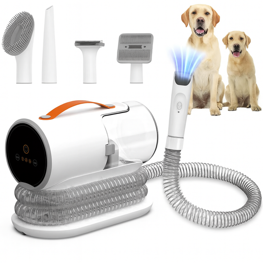 Hondentrimset met opvangsysteem en verzorgingsaccessoires | Dogvac