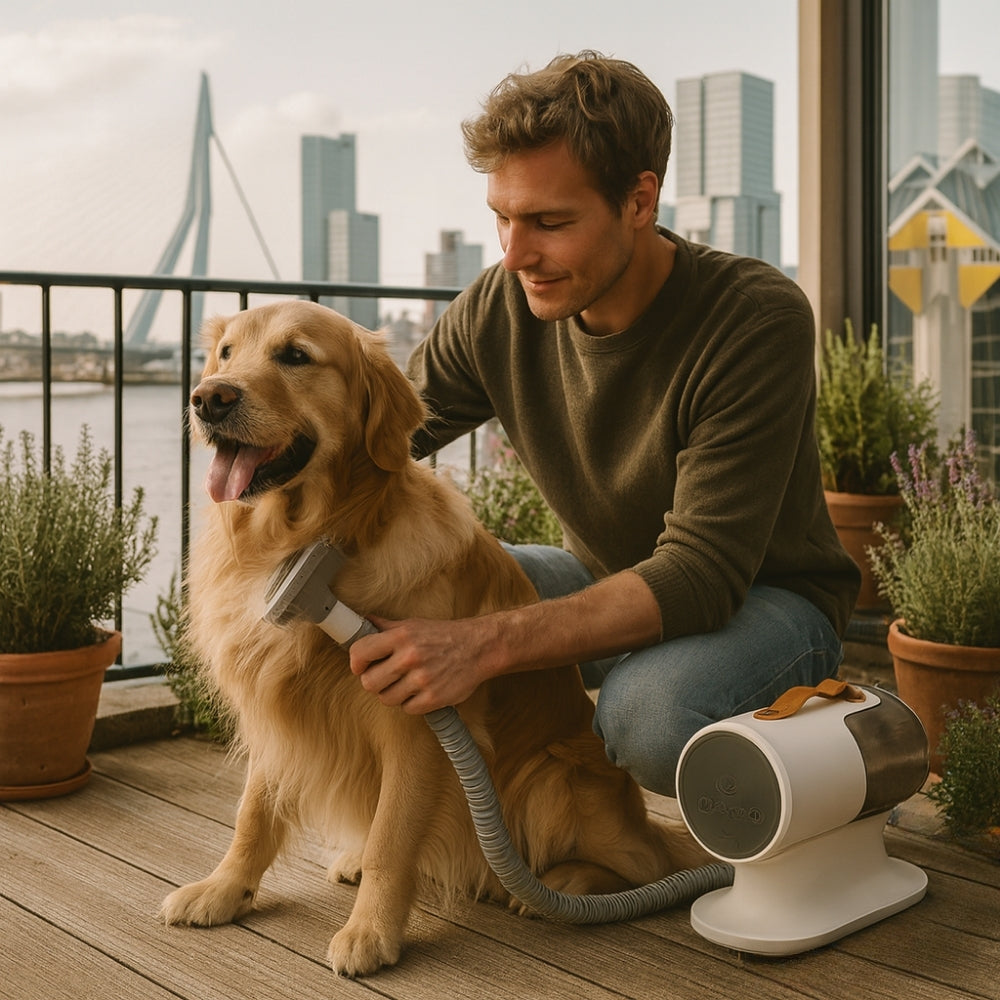 Hondentrimset met opvangsysteem en verzorgingsaccessoires | Dogvac