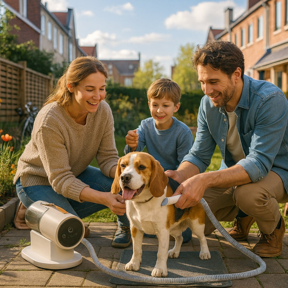 Hondentrimset met opvangsysteem en verzorgingsaccessoires | Dogvac