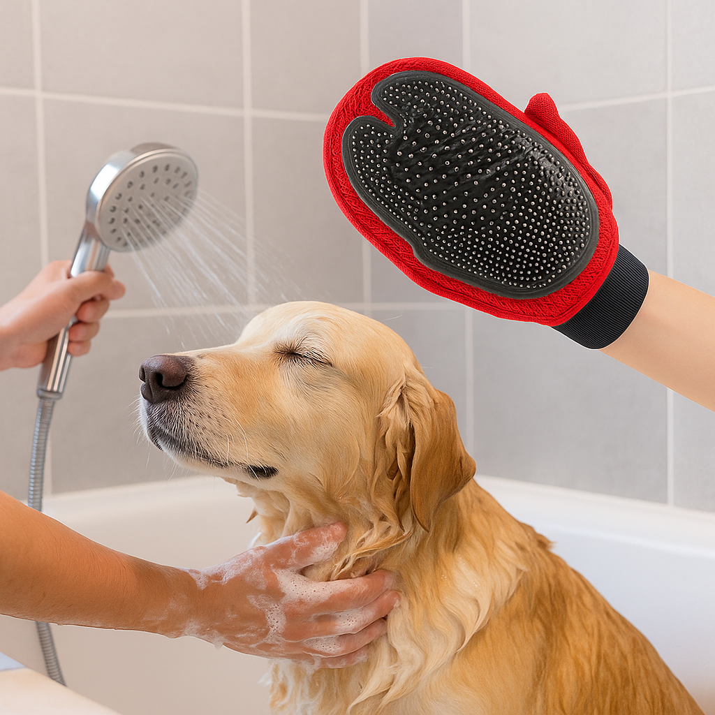 Jade | Hondenborstel voor vachtreiniging tijdens het baden