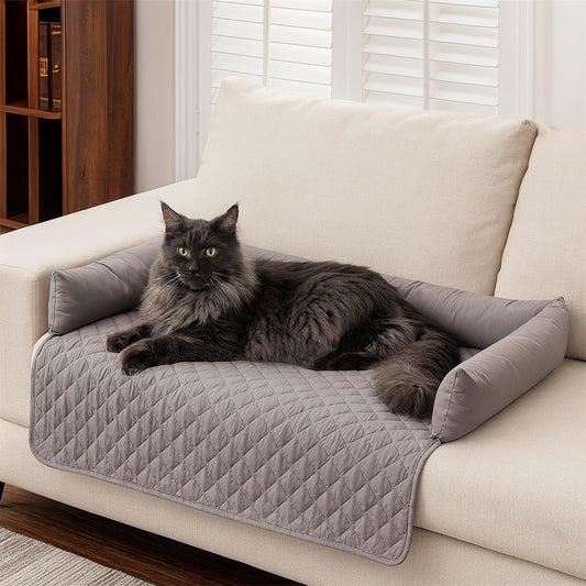 Kattenbed met verhoogde randen voor bank en auto | Felurio