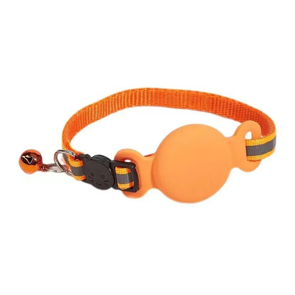 Kattenhalsband met AirTag houder en reflecterende strip | Felitag