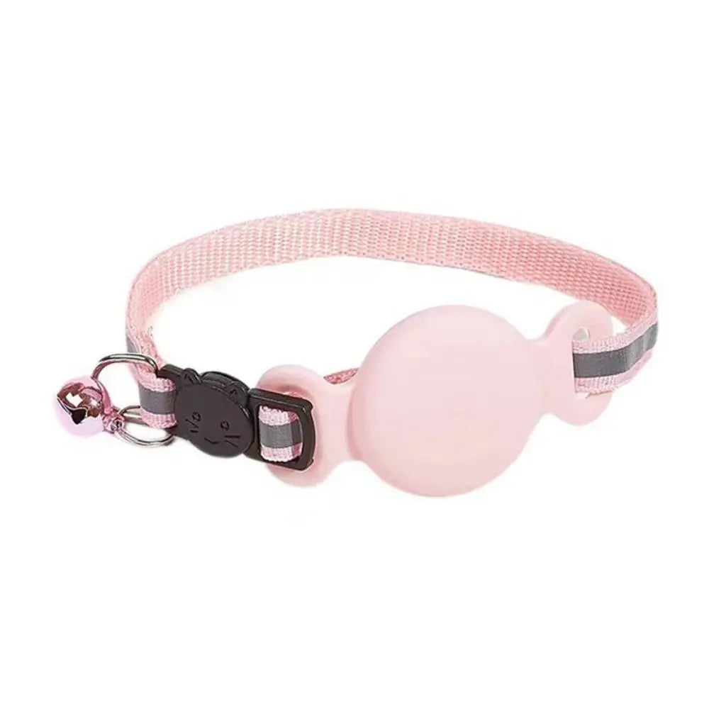 Kattenhalsband met AirTag houder en reflecterende strip | Felitag