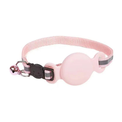Kattenhalsband met AirTag houder en reflecterende strip | Felitag