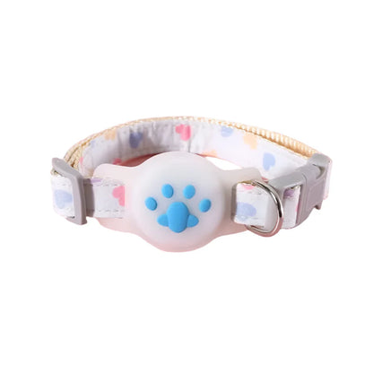 Kattenhalsband met airtag-houder en riem Tagilo Pro