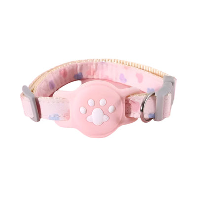 Kattenhalsband met airtag-houder en riem Tagilo Pro