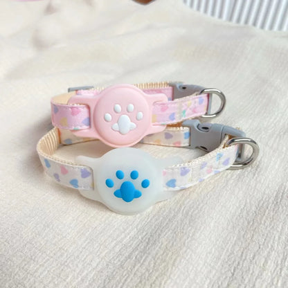 Kattenhalsband met airtag-houder en riem Tagilo Pro