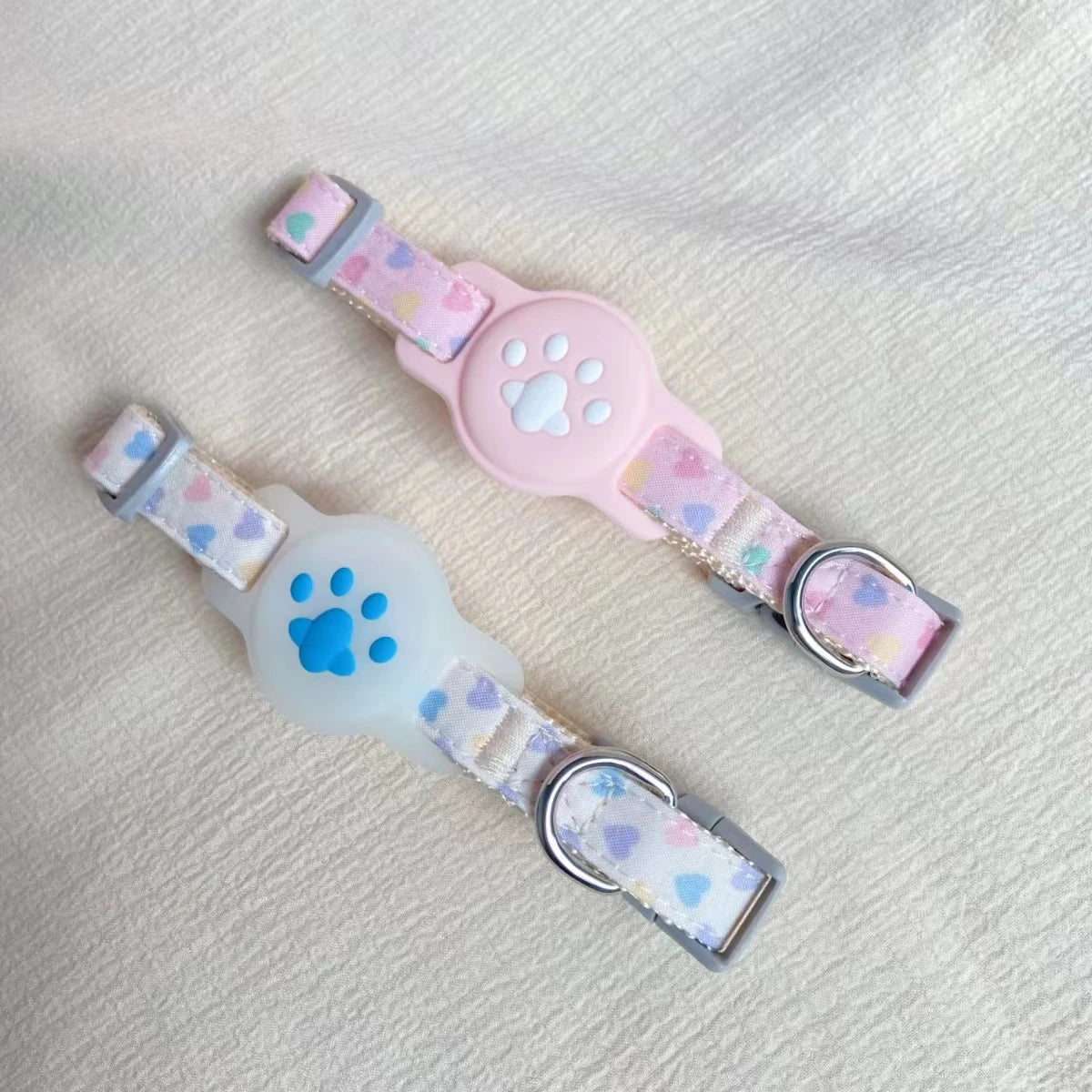 Kattenhalsband met airtag-houder en riem Tagilo Pro