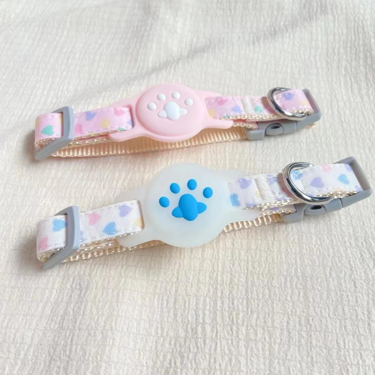 Kattenhalsband met airtag-houder en riem Tagilo Pro