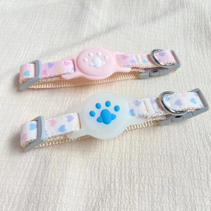 Kattenhalsband met airtag-houder en riem Tagilo Pro