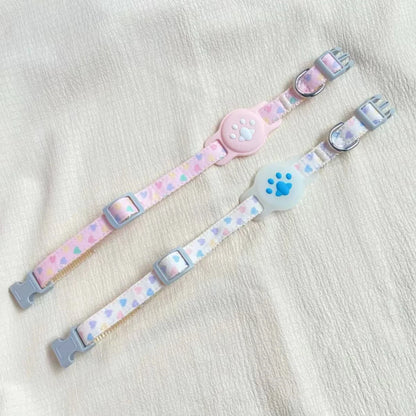 Kattenhalsband met airtag-houder en riem Tagilo Pro