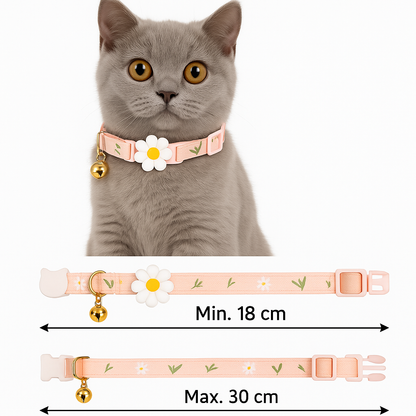 Kattenhalsband voor AirTag en gps tracking | Pawtrax Pro