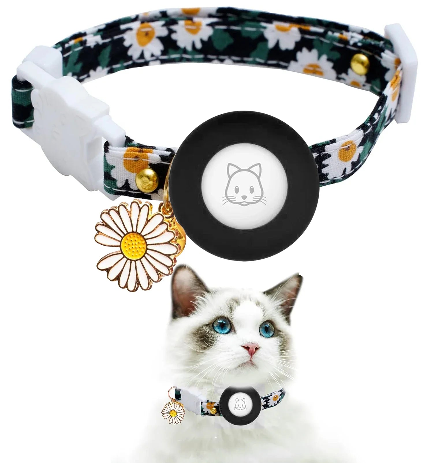 Kattenhalsband voor AirTag en gps tracking | Pawtrax Pro