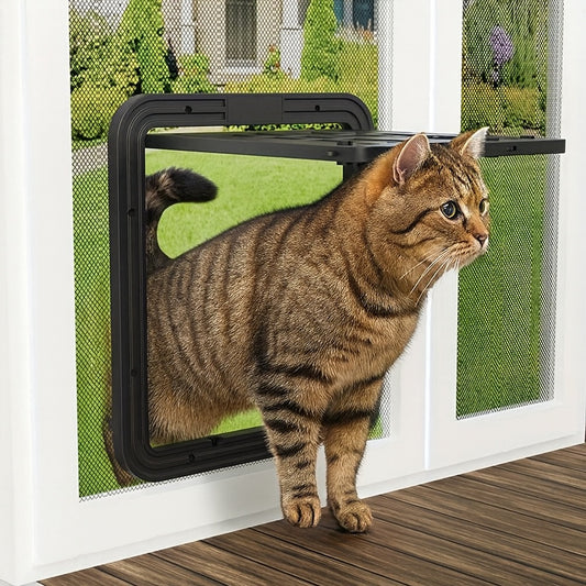Kattenluik compacte doorgang voor binnen en buiten gebruik | Petrona