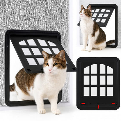 Kattenluik compacte doorgang voor binnen en buiten gebruik | Petrona