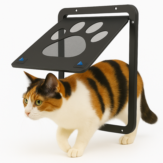 Kattenluik met vliegengaas tegen insecten en vliegen | Flapzo