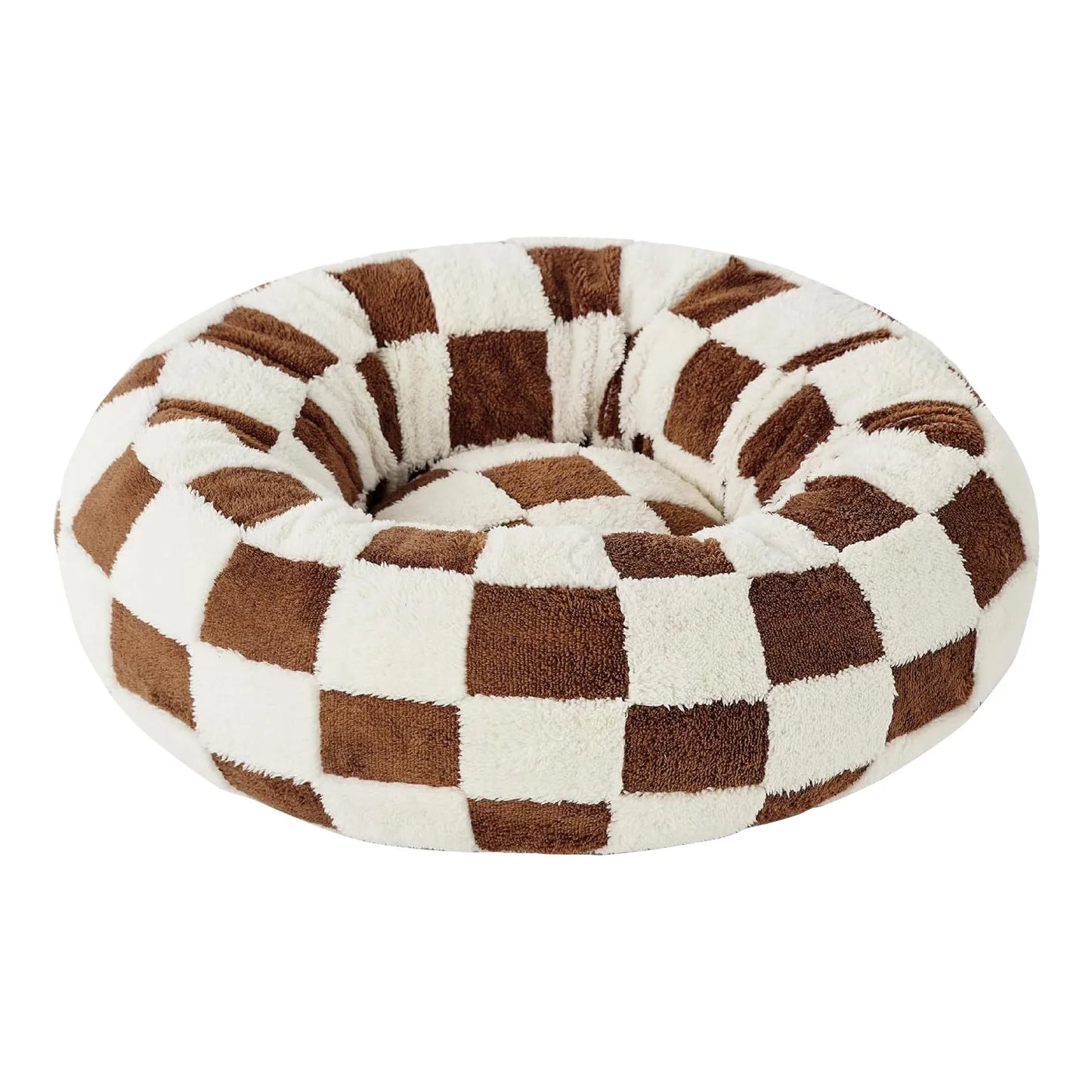 Kattenmand pluche met ronde vorm en wasbare hoes | Miarro