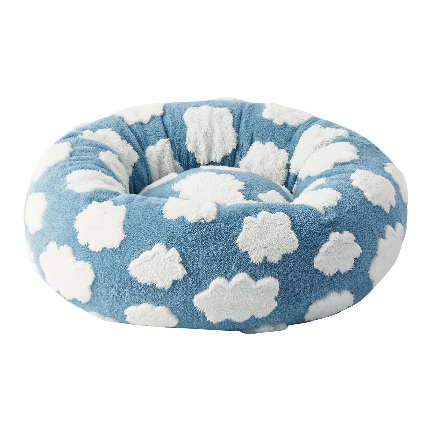 Kattenmand pluche met ronde vorm en wasbare hoes | Miarro