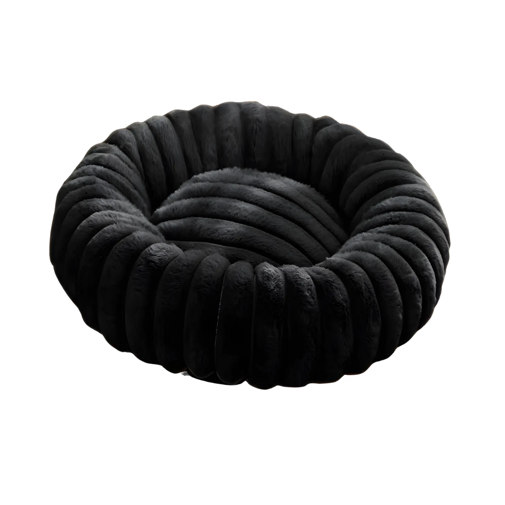 Kattenmand rond pluche design met stevige randen | Cattie